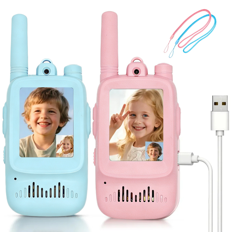 Outdoor Adventure Video - 2 Walkie Talkies Recargables para Niños,