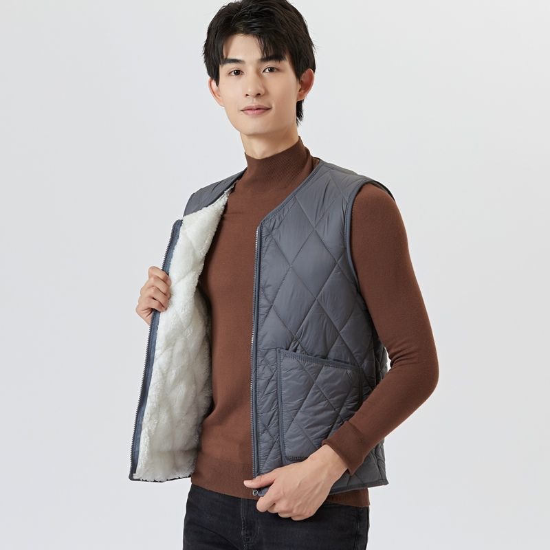 Outdoor Adventure Quilt - Chaleco de algodón acolchado para hombre,