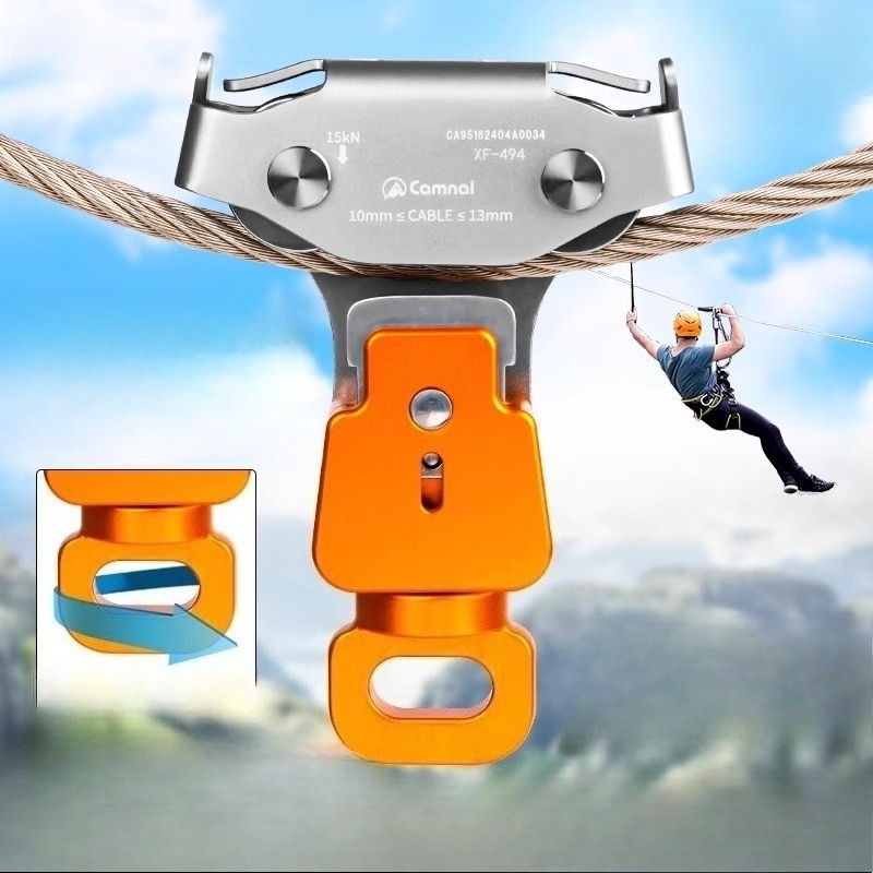 Adventure Outdoor Equipment - Polea de cable de acero para