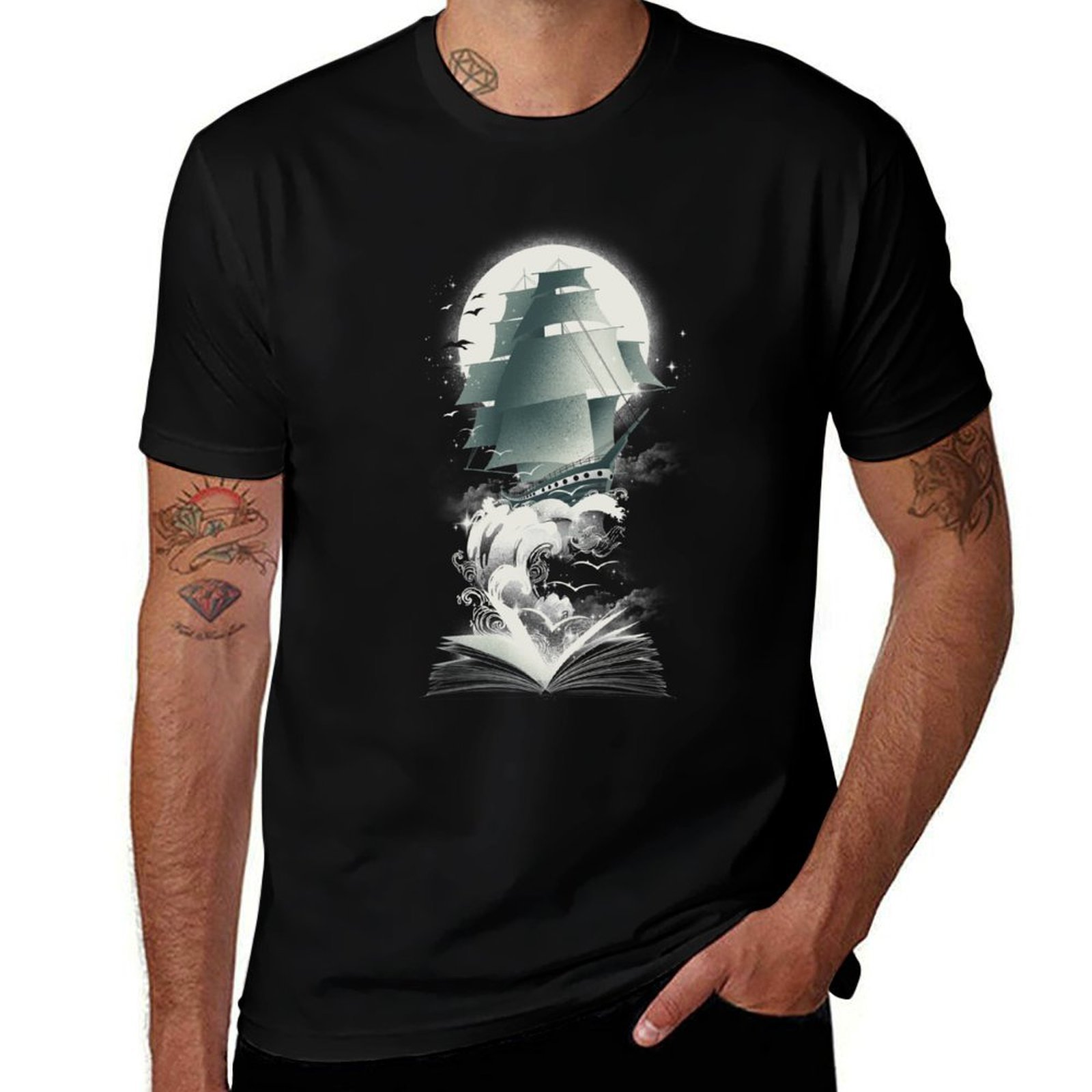 Outdoor Adventure Books - Camiseta Book of Adventures, camiseta para