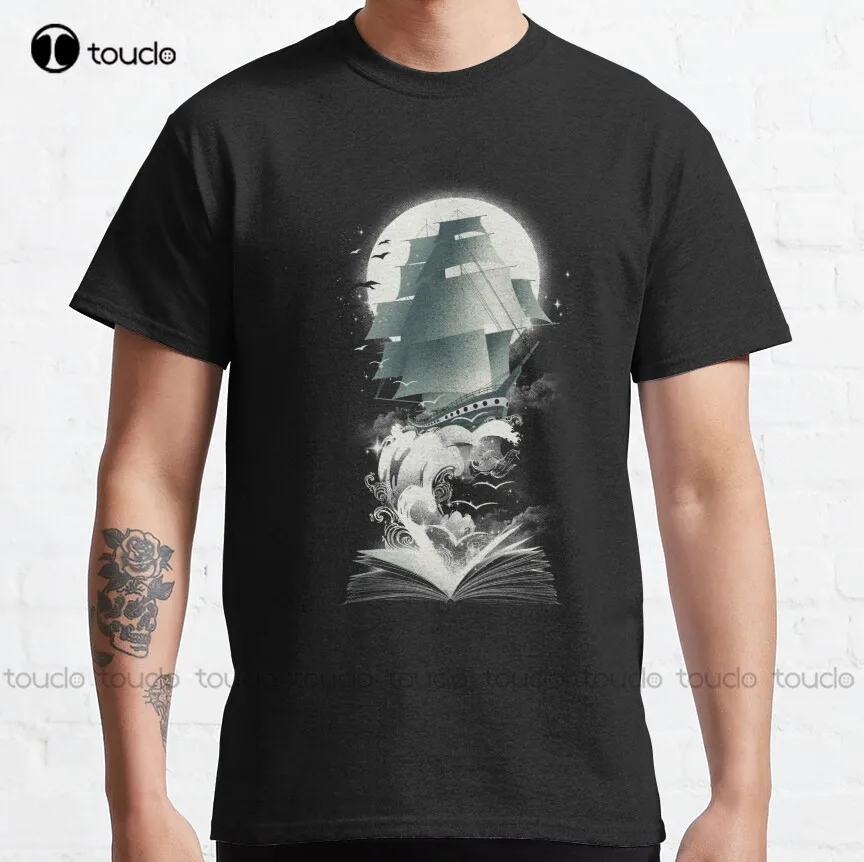 Outdoor Adventure Books - Camiseta clásica del libro de aventuras,
