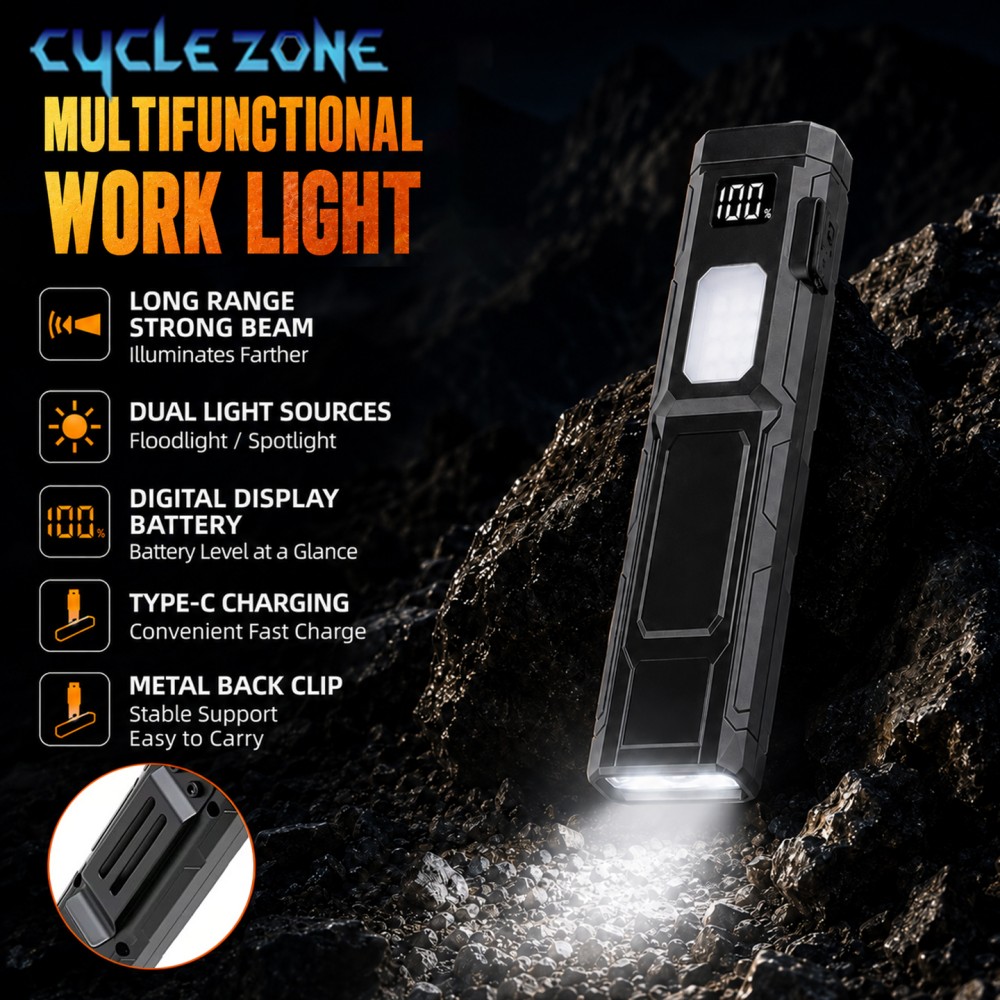 Outdoor Adventure Zone - Linterna LED de bolsillo portátil, recargable