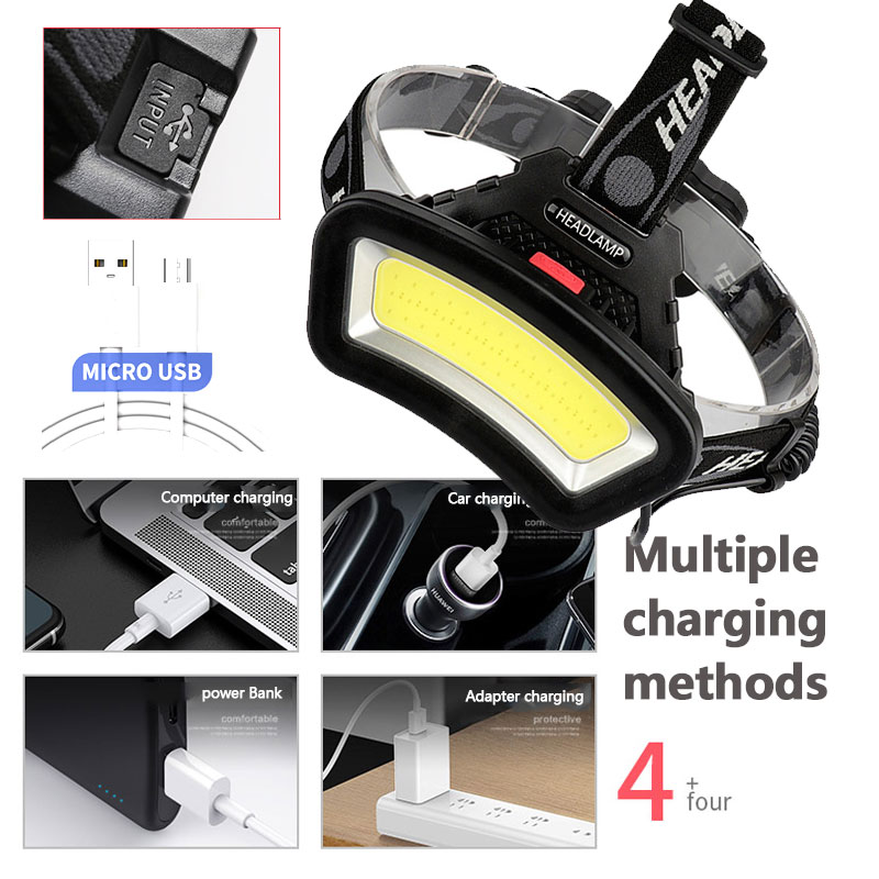 Linterna frontal LED COB recar - Outdoor Adventure Zone reseña y precio