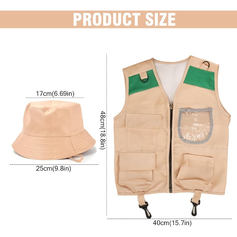 Disfraz de Safari con Chaleco  - Outdoor Adventure Girl reseña y precio