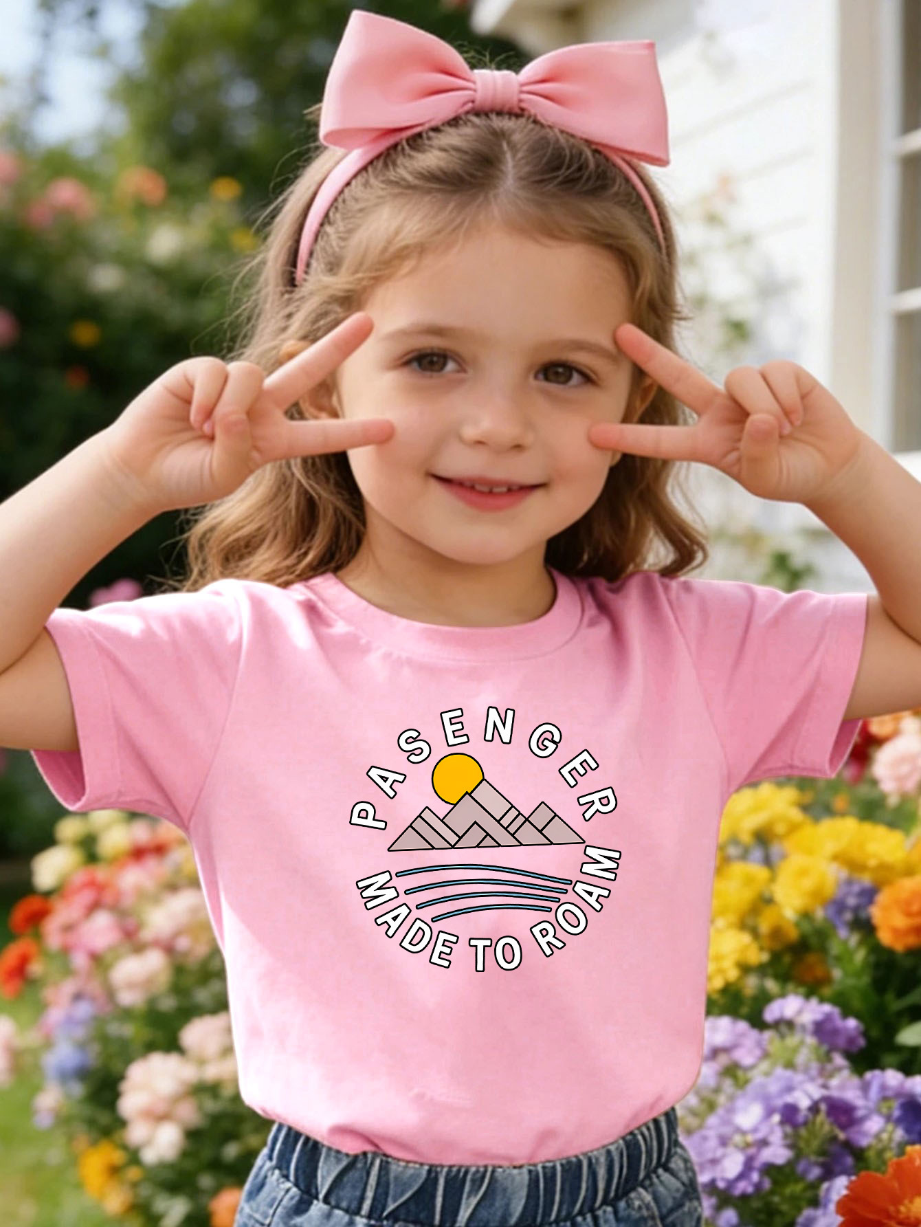 Camiseta Infantil con Estampad - Outdoor Adventure Girl reseña y precio