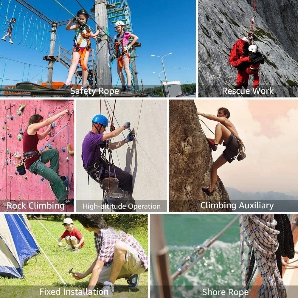 Cuerda de Seguridad Reforzada  - Rope Climbing Static reseña y precio