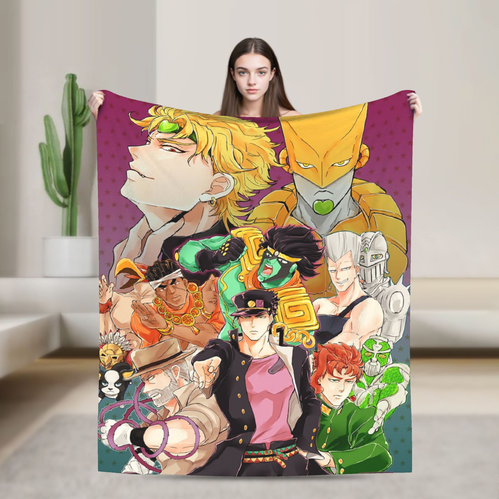 Joseph Joestar Kujo Jotaro Dio - Outdoor Adventure Quilt reseña y precio
