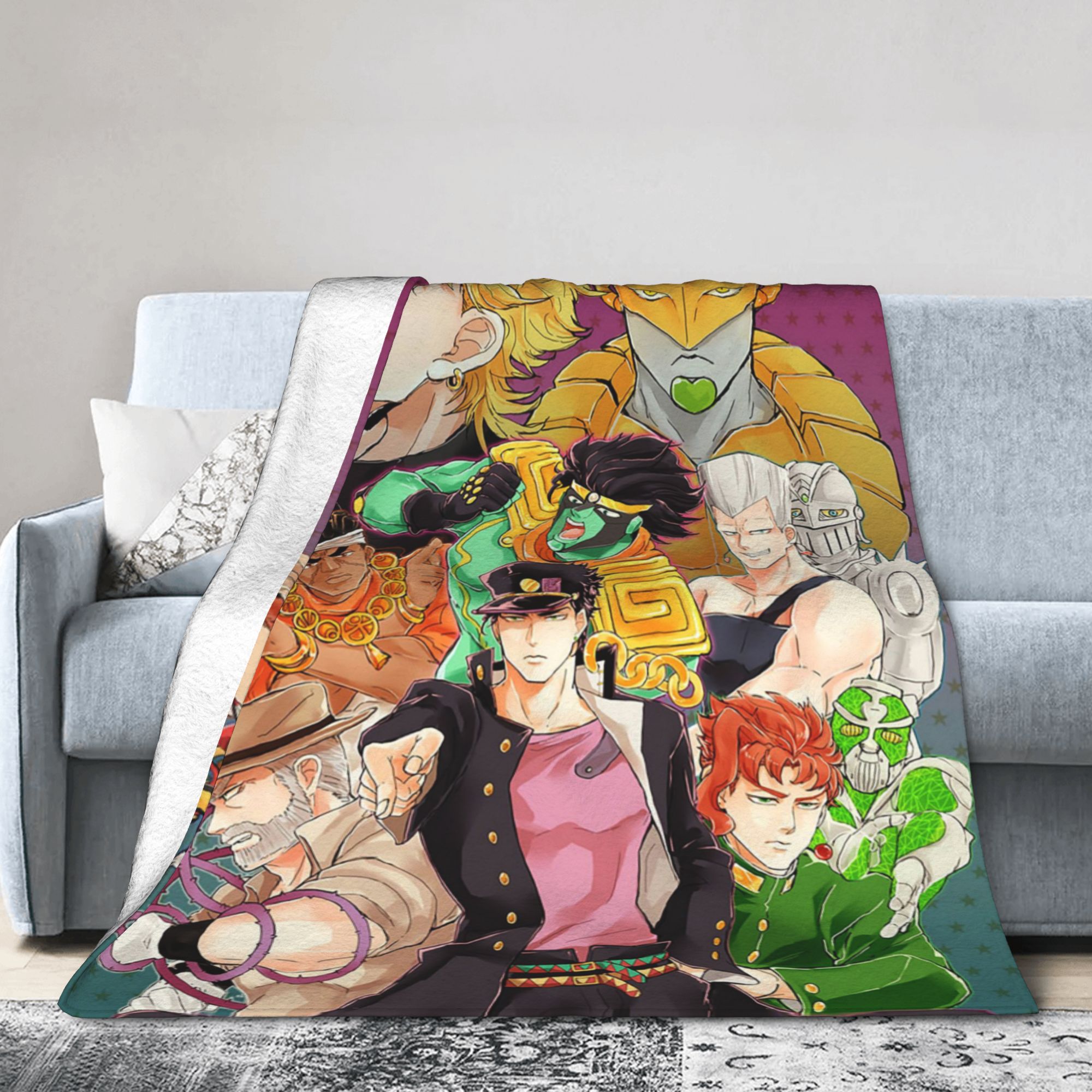 Joseph Joestar Kujo Jotaro Dio - Outdoor Adventure Quilt reseña y precio