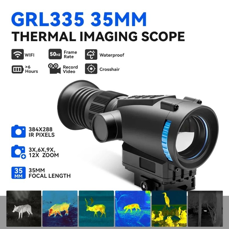 Visor Térmico 384*288 50Hz con - Outdoor Adventure Video reseña y precio