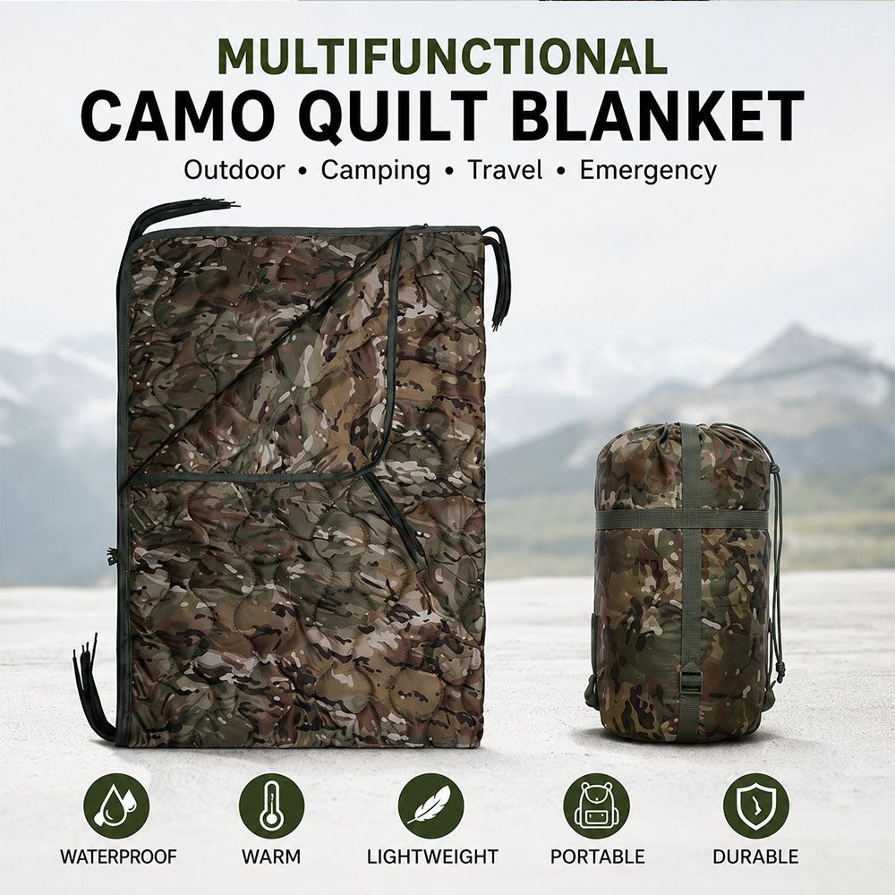 Manta de Camping con Camuflaje - Outdoor Adventure Quilt reseña y precio
