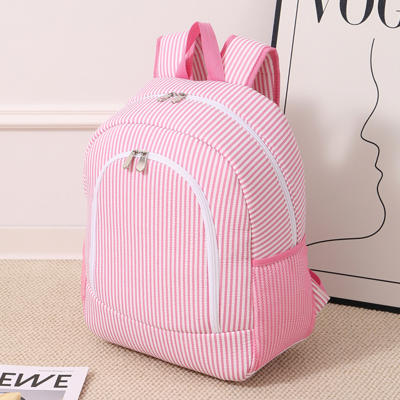 Nueva Mochila Rosa a Rayas de  - Outdoor Adventure Books reseña y precio